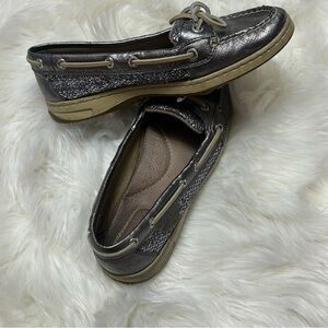 Metallic Sperry Boat Shoes A3